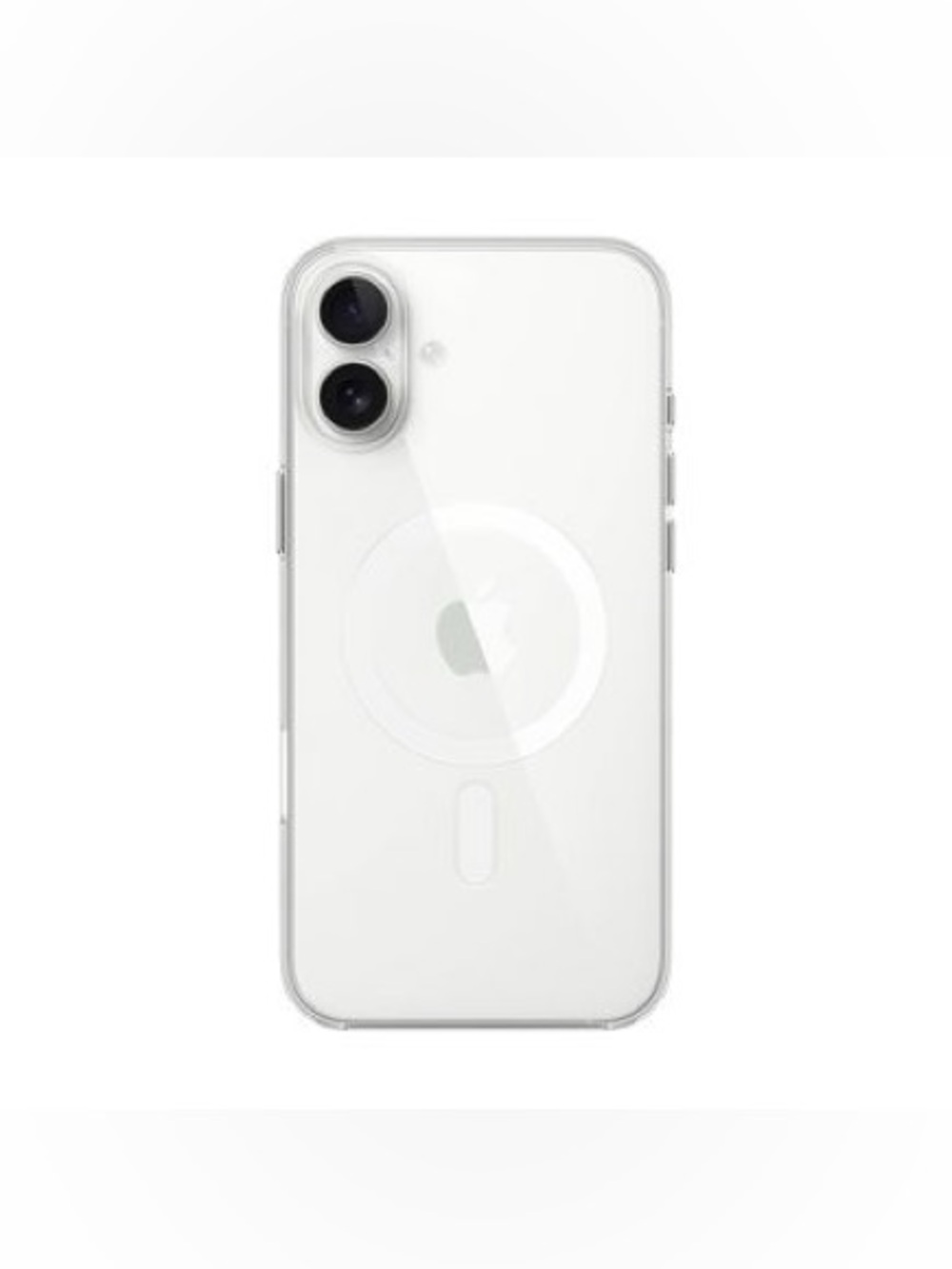 Apple Transparent MagSafe iPhone Case - White/Clear